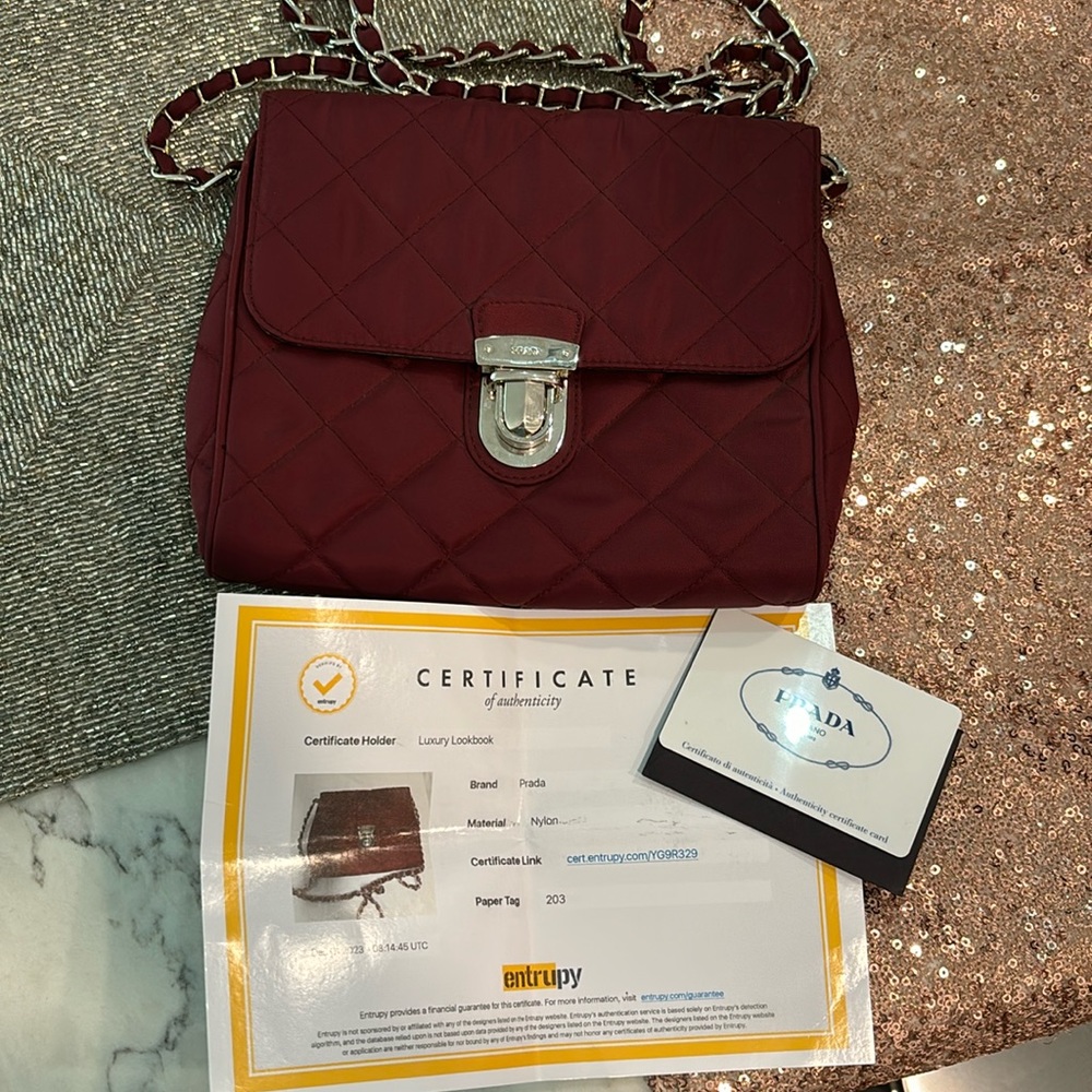Pre loved Prada nylon crossbody